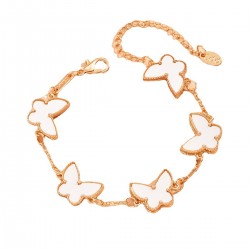 Butterfly Bracelet Adjustable Hand Jewelry Gift for Women