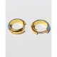 Haze Blue Drip glaze Earrings Vintage Enamel Simple Earrings for Women