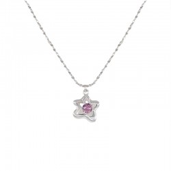 Star Pendant Necklace with rhinestones Fashion Jewelry for Women